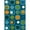 Citrus/Nylon, variant on 5 ft. 4 in. x 7 ft. 8 in. Circle Back Rectangle Area Rug Sapphire