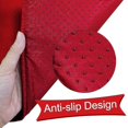 thumbnail image 5 of Juego de 3 juegos de baño navideños, funda para asiento de inodoro y alfombra de Papá Noel, juego T, 5 of 5