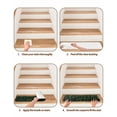 thumbnail image 5 of Stair Treads for Wooden Steps, Green Forest Peel and Stick Stair Treads with Reusable Adhesive, Pine Trees Modern Mysterious Art Non Slip Indoor Stairs Runner Rugs Mats for Elders Dogs 8"x30" 10PCS, 5 of 7