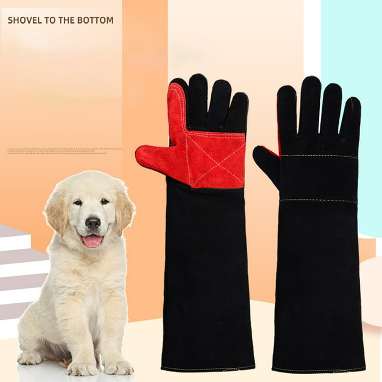 Hand Gloves For Bite Gloves Dog SunshineFace Animal Handling Glove