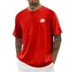 thumbnail image 2 of Men's Hawaii Printed T-Shirt Men's Loose Casual Short Sleeve Top XL, 2 of 4