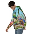 thumbnail image 3 of Team Umizoomi Men's Hoodie With Color Drawstrings Sweatshirt Hooded Pullover Print Winter Coat Jacket Large, 3 of 9