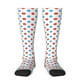 thumbnail image 1 of Balery Red Blue Polka Dots Calcetines novedosos Calcetines deportivos Calcetines hasta la rodilla Calcetines de algodón Calcetines originales y geniales, 1 of 6