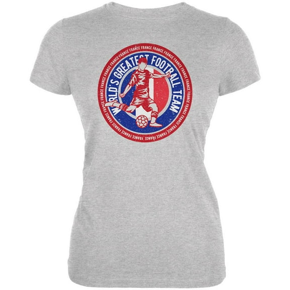 World Cup France Soccer World's Best Football Team Juniors Soft T Shirt