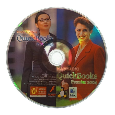 DAMAGED BOX SPECIAL - Learn Quickbooks Premier 2004 & Pro 2003 Training Software - practice with this before you upgrade