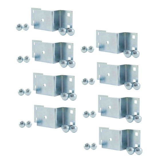 (8 Pack) UTILITY TRAILER BOLT ON STAKE POCKET (1/8" Thick 11 Guage), 3" x 1-1/2", Trailer Truck, Board Holder, Zinc Coated, Flatbeds