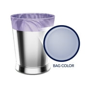 Color Scents 4 Gallon Bathroom Trash Bags Lavender Scent, Microban, Twist Tie, 80 Count