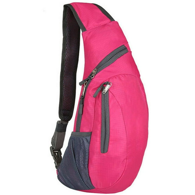 Sac à Bandoulière Multi-Compartiments pour Hommes Sac de Poitrine Sac de Jour Sac à Dos