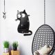 thumbnail image 4 of Pegatinas De Pared Gato Peces Espejo Pegatinas Espejo Acrílico Pegatinas De Pared Arte De La Pared Dormitorio Sala De Estar Decoración Del Hogar Eigraketly HA023023-00, 4 of 7