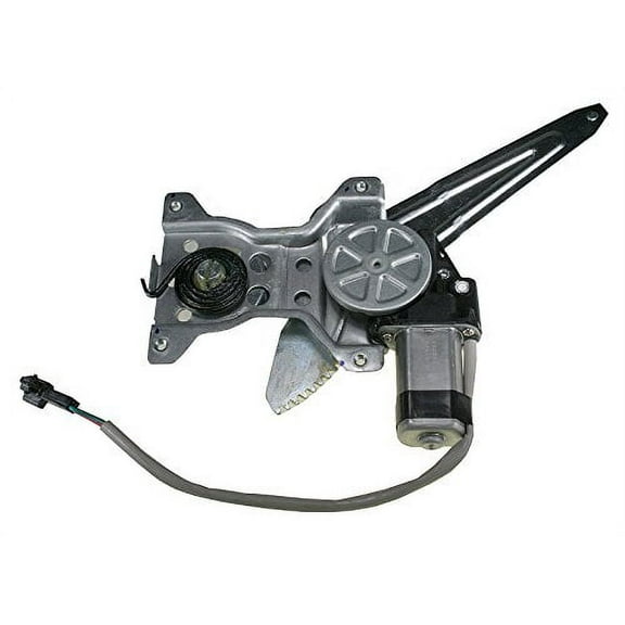TRQ Power Window Regulator with Motor Rear Right Passenger Side for Corolla WRA51764 Fits select: 1998-2002 TOYOTA COROLLA