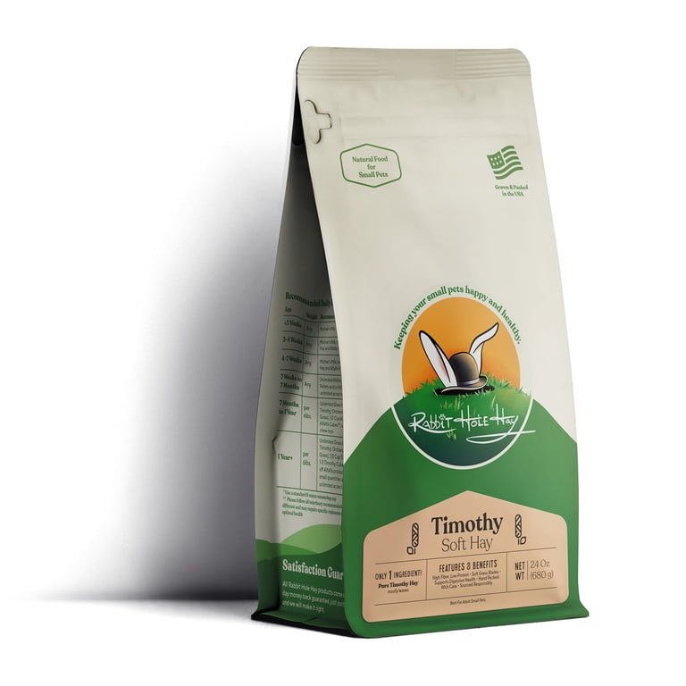 Rabbit Hole Hay Ultra Premium Soft Timothy Hay, 24oz photo 1
