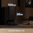 thumbnail image 6 of DREAME Robot Vacuum and Mop, 25000Pa Suction, Pet Hair Anti-Tangle, 100 Days Auto-Empty, Self Mop Cleaning & Drying, Mop Extend for Edge Cleaning, Smart Obstacle Avoidance, Voice & App Control,Black, 6 of 9