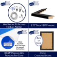 thumbnail image 4 of PictureFrameFactoryOutlet 12 x 36 Picture Frame 1.25 Inch Wide Black Flat Moulding, 4 of 4