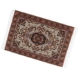 thumbnail image 1 of Alfombra de 1/12, Alfombra Tejida para Cubrir Cualquier Habitación, Accesorio de Decoración Marron oscuro, 1 of 8