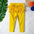 thumbnail image 2 of Angala Girls Stretch Pants With Lace Trim Soft Pure Color Leggings For Toddler And Comfortable Everyday Wear Elastic Cozy Boyâs And Girl's Trousers 4-5 Years, 2 of 5
