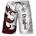thumbnail image 2 of Traje de baño de secado rápido para hombre y niño, bañador deportivo con diseño de Tigre, León y Lobo, pantalones cortos cómodos para tabla de Surf y playa Fivean unisex, 2 of 2