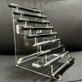 thumbnail image 2 of koolsoo Clear Pen Holder Pencil Stand Organizer Cosmetic Brushes Storage Organizer Rack, 2 of 9