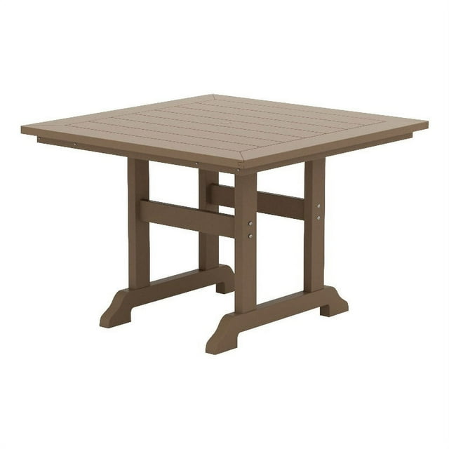 Paradise 43" Square HDPE Plastic Dining Table
