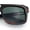 Tortoise Gold - Green, variant on Mens Euro Mafia Mob Thick Bevel Frame Rectangle Racer Sunglasses [Black Gold - Black]