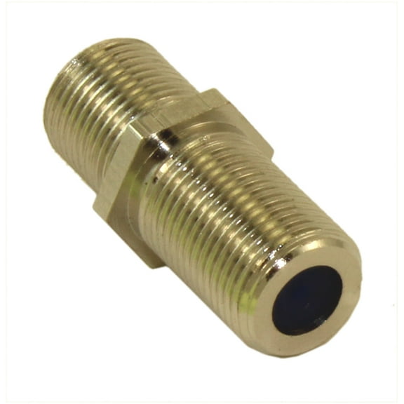 Coax Coupler Adapter, Nickel Plated (RG59/RG6) 2.4Ghz Support (High Speed)