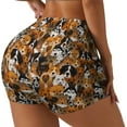 thumbnail image 2 of Naloa Dogs Different Breeds Biker Shorts for Women Seamless Scrunch Short Women’s Yoga Shorts for Gym Running Sport Shorts - Medium, 2 of 9