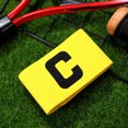 thumbnail image 4 of OULII 3Pcs Simple Design Yellow Nylon Captain Armbands for Training, 4 of 6