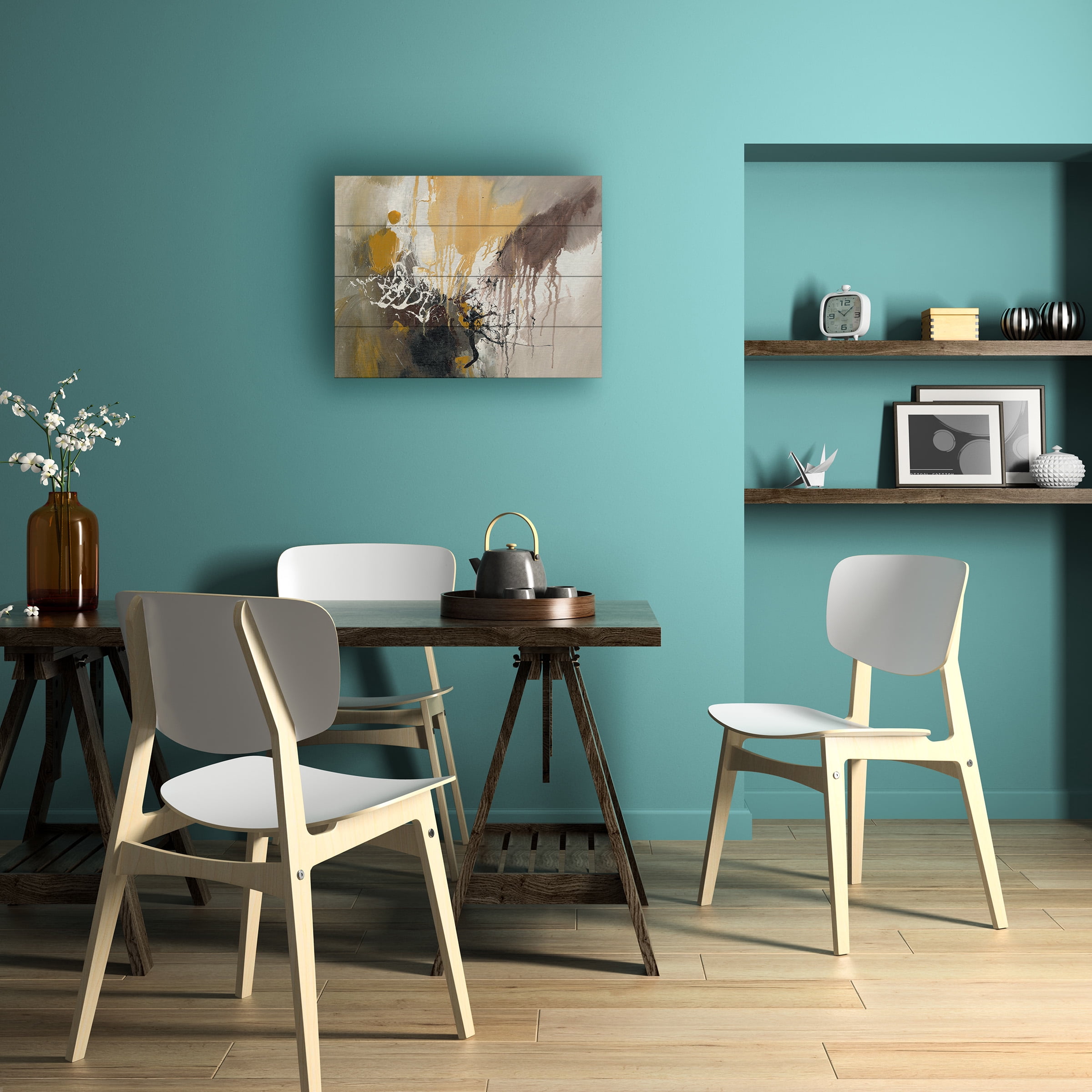 Trademark Fine Art 'Abstract I' Wooden Wall Art Art by Rio