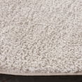 thumbnail image 3 of SAFAVIEH Tahoe Joey Solid Shag Area Rug, Silver, 6'7" x 6'7" Round, 3 of 11