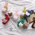 thumbnail image 3 of Guantes todo incluido para niños, súper lindos, con forma de oso colgante en el cuello, guantes cálidos de punto de doble capa de invierno gruesos para niños con múltiples dedos, 3 of 5