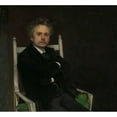 thumbnail image 2 of Eilif Peterssen 16x15 Gold Ornate Wood Frame and Double Matted Museum Art Print Titled - Portrait of the Composer Edvard Grieg (1891), 2 of 4