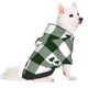 thumbnail image 2 of Fotbe Green White Lumberjack Plaid Sudadera con Estampado para Perros Pequeños – Suéter con Capucha para Mascotas, Tela Suave de Forro Polar con Bolsillo-Large, 2 of 7