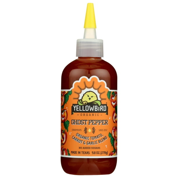 Yellowbird Ghost Pepper Hot Sauce, 9.8 Oz