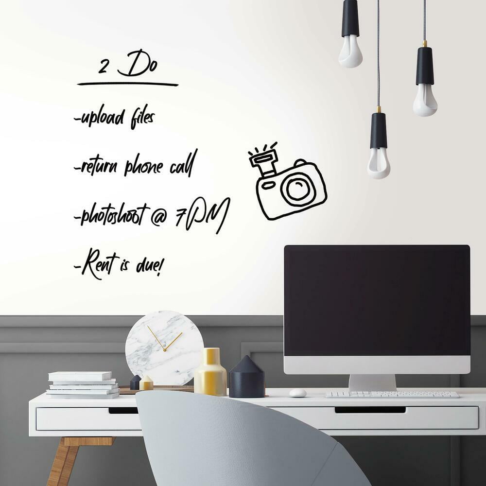 Dry Erase Peel and Stick Wallpaper