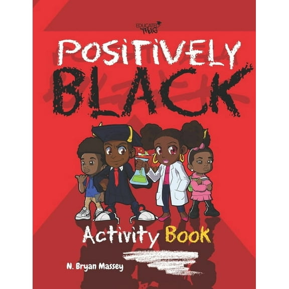 Positively Black Activity Book: Red Edition, (Paperback)