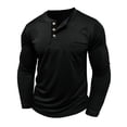 thumbnail image 4 of Afdoent Mens Long Sleeve T-Shirt Soft Casual Basic T Shirt Comfortable Layering Shirt For Vacation Tops, 4 of 6