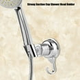 thumbnail image 4 of FAGINEY Strong Suction Cup Adjustable Shower  Holder with Towel Hook Bathroom Wall-Mount Bracket , Wall Mounted Shower  Holder, Suction Cup Shower  Holder, 4 of 8