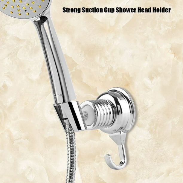 YLSHRF Wall Mounted Shower Head Holder, Suction Cup Shower Head Holder