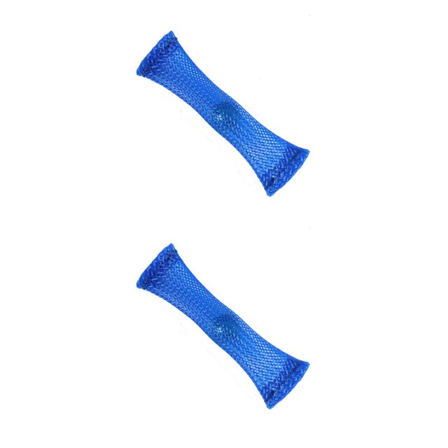 sweethay Tubo de malla trenzada de red tejida de descompresión para eliminar la ansiedad, regalo divertido para el aburrimiento, juguetes Azul oscuro 2Conjunto