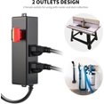 thumbnail image 2 of 125V Multi-Purpose Router Table  with 2 Outlets,  for Any Router Table, Easy Installation, 2 of 6