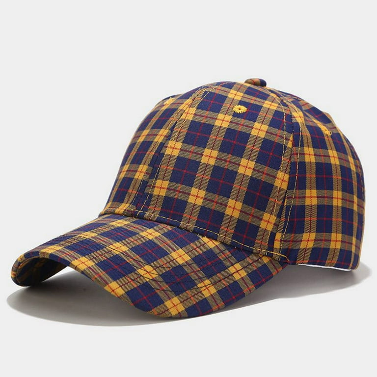 Breezora Outdoor Plaid Baseball Cap Adjustable Snapback for  display picture 3