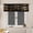 Color 5, variant on AshasdS Metallic Gold Texture Window Valance Modern Curtain Valance Elegant Decorative Window Treatment