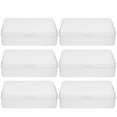thumbnail image 4 of 6 Pcs Boîtes de Rangement Transparentes pour Bijoux Perles Boîtes d'Organisation Boîtes en Plastique Transparentes, 4 of 9