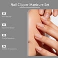 thumbnail image 6 of Toenail Clippers Wide Slanted Opening for Thick Toenails, Curved Ingrown Nail Clippers, Ergonomic Nail Clipper Set with Nail File and Cuticle Pusher for Easy Trimming, 6 of 9