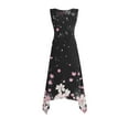 thumbnail image 4 of Levmjia Women Summer Dresses Dresses Sleeveless Round Neck Casual Flowy Polyester Floral Print Beach Vacation Multi Color Options, 4 of 8