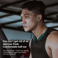thumbnail image 3 of Auriculares de cuello Lifetechs A11, magnéticos, de larga duración, con graves, estéreo, inalámbricos, compatibles con Bluetooth y micrófono para deporte., 3 of 8