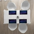 thumbnail image 3 of Ambesonne Space Place Mats Set of 4, Milky Way Themed Stars, Standard Size, Magenta Blue, 3 of 4