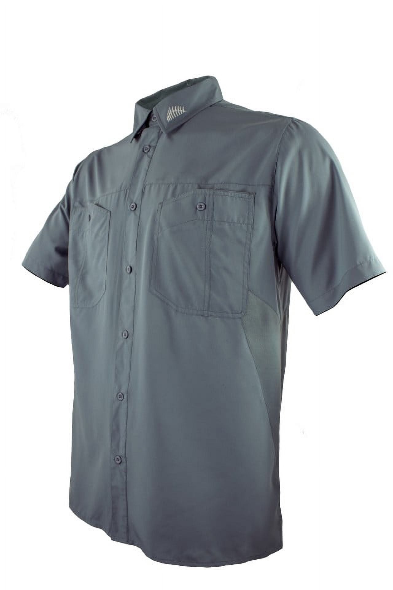 FinTech Short Sleeve Fishing Shirt Men- XL