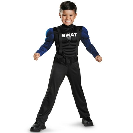 SWAT Muscle Toddler Costume