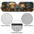 thumbnail image 6 of Yuyamidu Highland Cow Driving Windshield Sunshade for Wrangler TJ JK Windshield Sunshade Visor Mat for Jeep Wrangler TJ JK JKU 1996-2018 Sun Shade Screen Accessories, 6 of 7