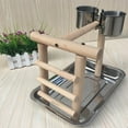thumbnail image 1 of de soporte para percha de Toys Soporte de para mascotas con taza, se describe, se describe - se muestra, 32x21.5x25cm Salvador Marco de juego de stand de Parrot Perch, 1 of 10